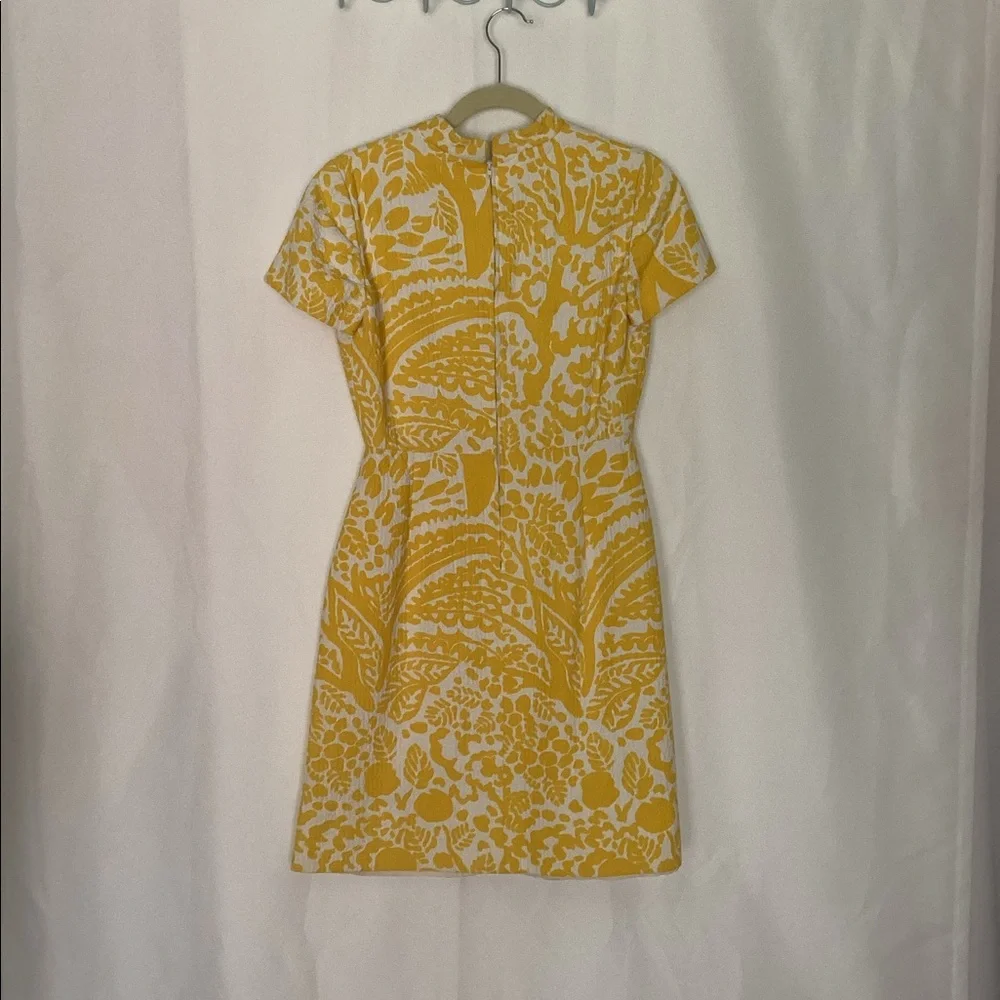 Vintage yellow thermal dress with jacket - Picture 9 of 14